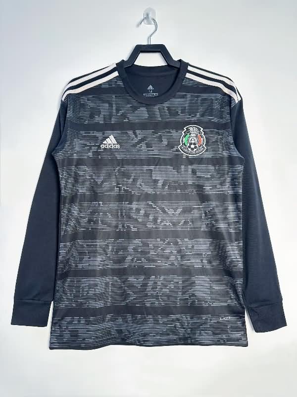 AAA(Thailand) Mexico 2019 Away Long Sleeve Retro Soccer Jersey