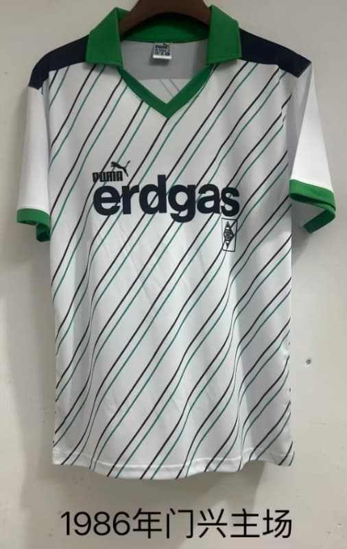 AAA(Thailand) Monchengladbach 1985/87 Home Retro Soccer Jersey AAA(Thailand) Monchengladbach 1985/87 Home Retro Soccer Jersey