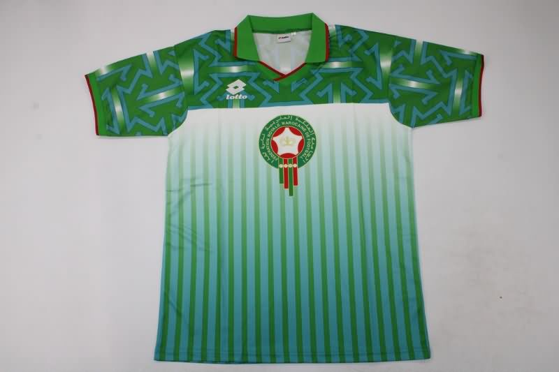 AAA(Thailand) Morocco 1994/95 Away Retro Soccer Jersey AAA(Thailand) Morocco 1994/95 Away Retro Soccer Jersey