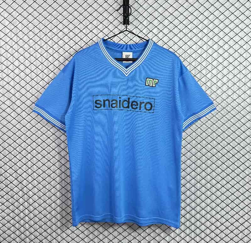 AAA(Thailand) Napoli 1981/82 Home Retro Soccer Jersey AAA(Thailand) Napoli 1981/82 Home Retro Soccer Jersey