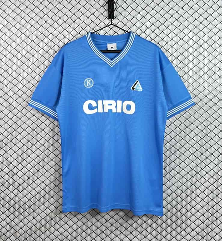 AAA(Thailand) Napoli 1984/85 Home Retro Soccer Jersey