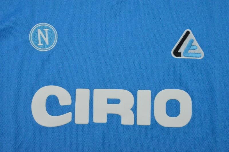 AAA(Thailand) Napoli 1984/85 Home Retro Soccer Jersey