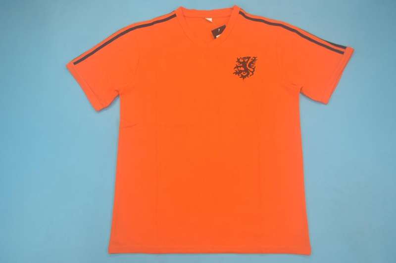 AAA(Thailand) Netherlands 1974 Home Retro Soccer Jersey