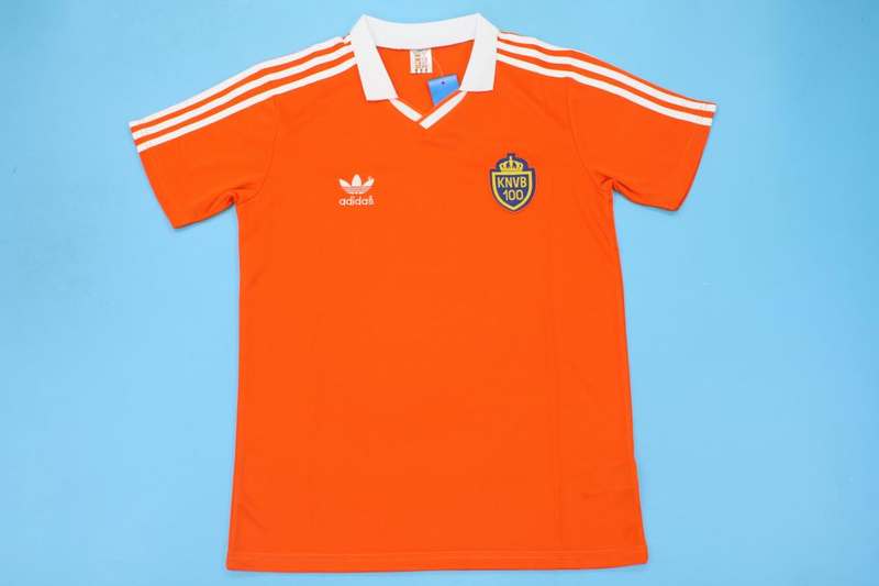 AAA(Thailand) Netherlands 1989 Centennial Home Retro Soccer Jersey