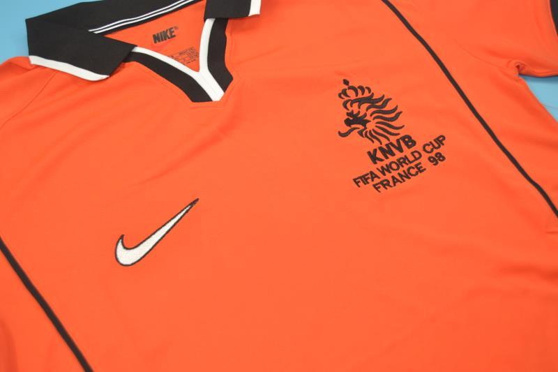 AAA(Thailand) Netherlands 1998 Home Retro Soccer Jersey