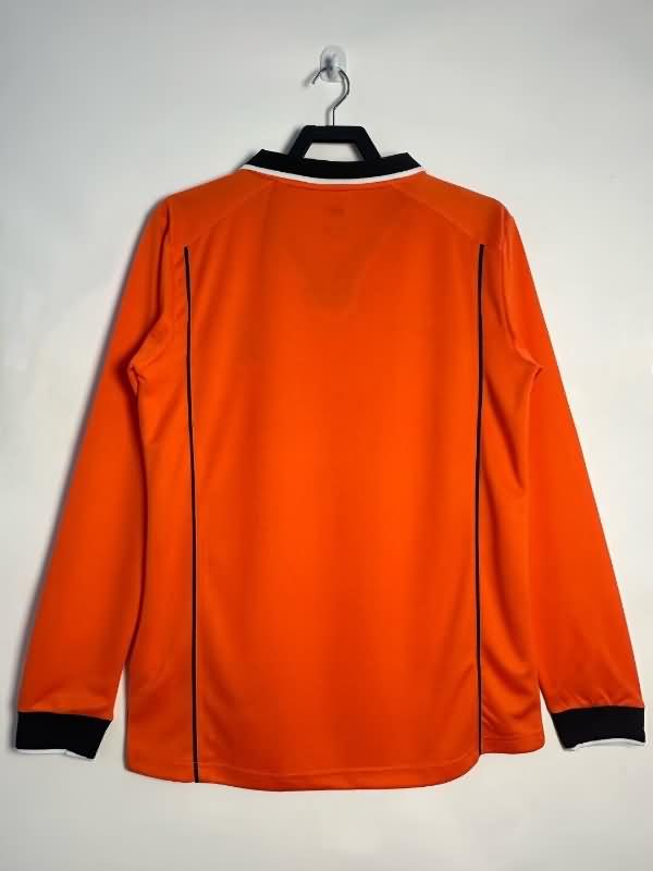 AAA(Thailand) Netherlands 1998 Home Long Sleeve Retro Soccer Jersey