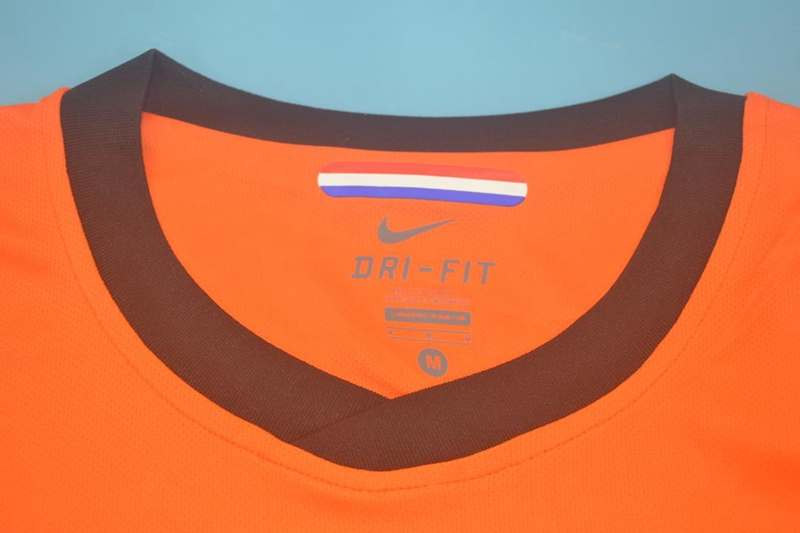 AAA(Thailand) Netherlands 2010 Home Retro Soccer Jersey
