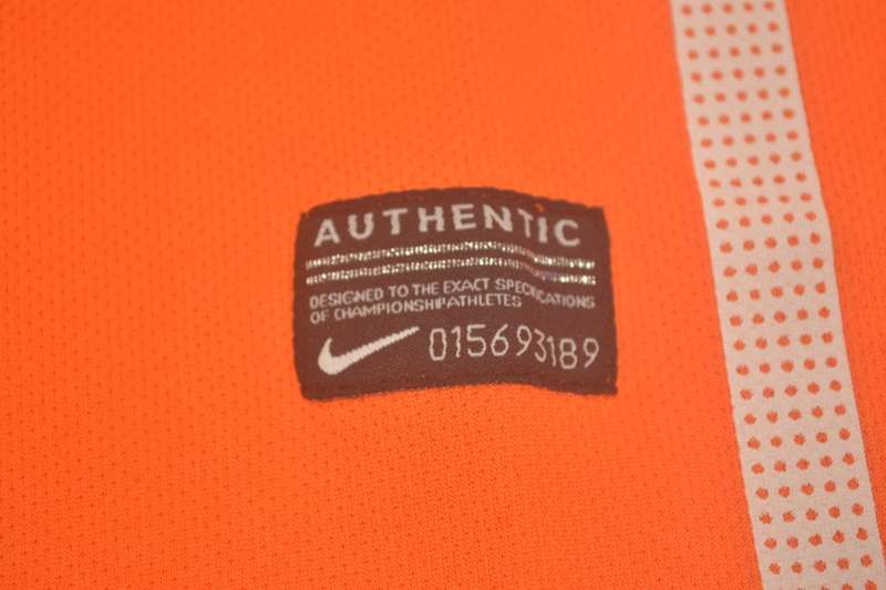 AAA(Thailand) Netherlands 2010 Home Retro Soccer Jersey
