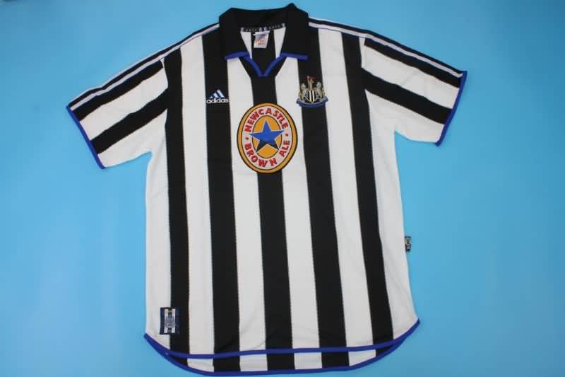 AAA(Thailand) Newcastle United 1999/00 Home Retro Soccer Jersey