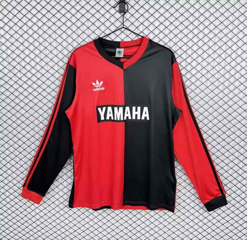 AAA(Thailand) Newells Old Boy 1991/93 Home Retro Long Sleeve Soccer Jersey AAA(Thailand) Newells Old Boy 1991/93 Home Retro Long Sleeve Soccer Jersey
