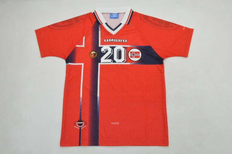 AAA(Thailand) Norway 1997/98 Home Retro Soccer Jersey