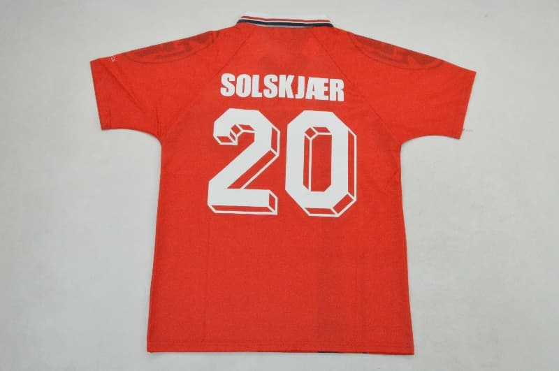 AAA(Thailand) Norway 1997/98 Home Retro Soccer Jersey