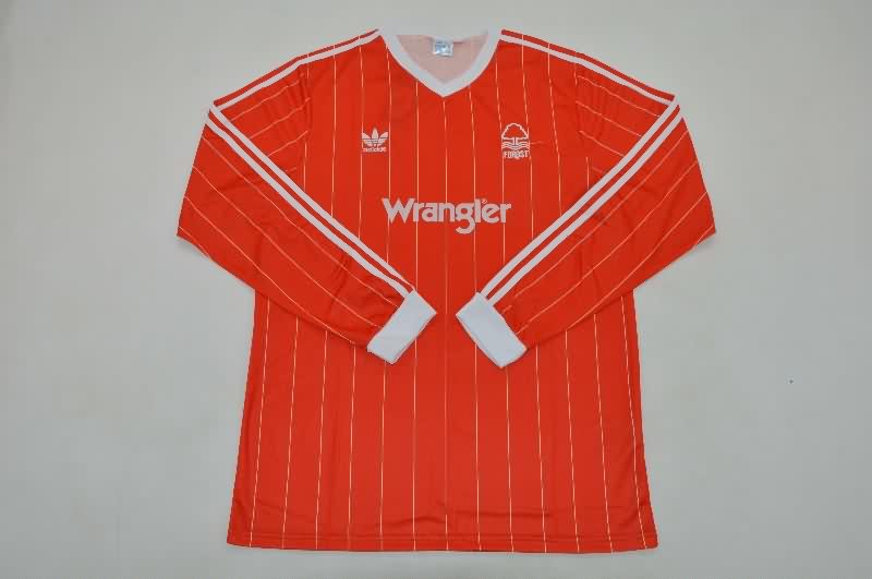 AAA(Thailand) Nottingham Forest 1979 Home Retro Long Sleeve Soccer Jersey AAA(Thailand) Nottingham Forest 1979 Home Retro Long Sleeve Soccer Jersey