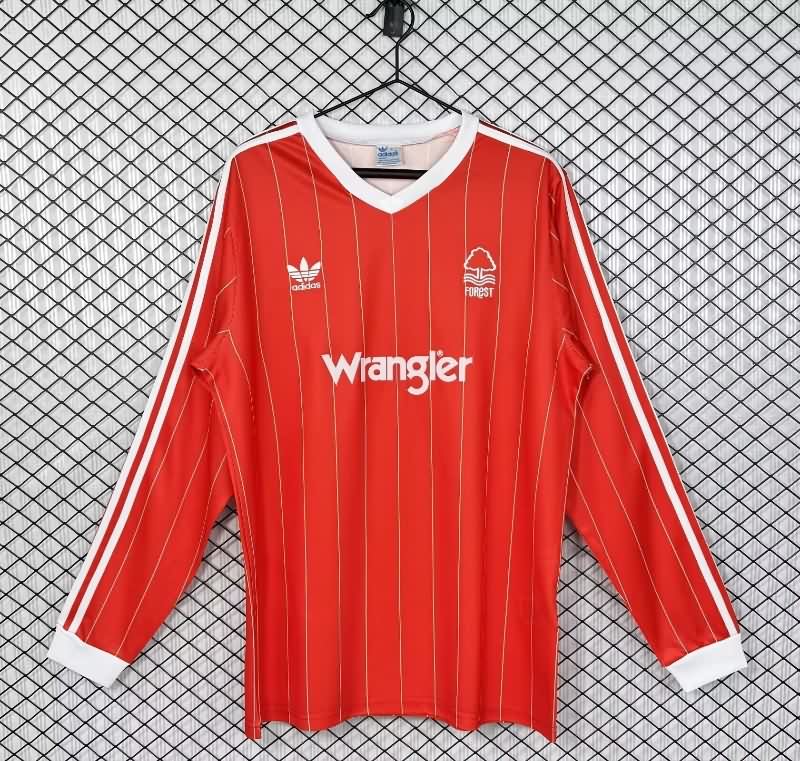 AAA(Thailand) Nottingham Forest 1982/84 Home Retro Long Sleeve Soccer Jersey AAA(Thailand) Nottingham Forest 1982/84 Home Retro Long Sleeve Soccer Jersey