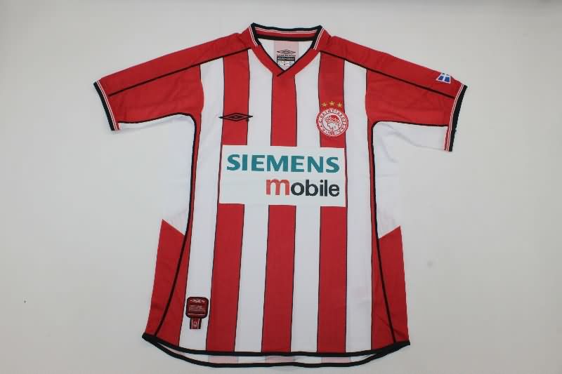 AAA(Thailand) Olympiacos 2002/03 Home Retro Soccer Jersey AAA(Thailand) Olympiacos 2002/03 Home Retro Soccer Jersey