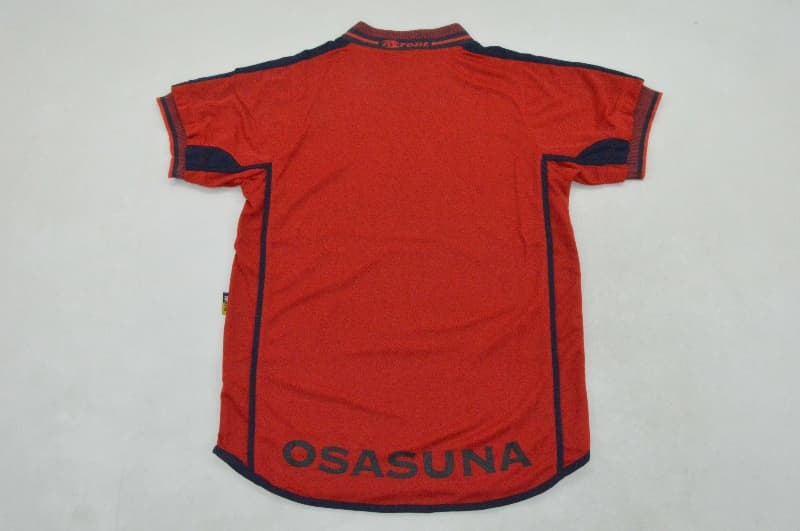 AAA(Thailand) Osasuna 2000/01 Home Retro Soccer Jersey