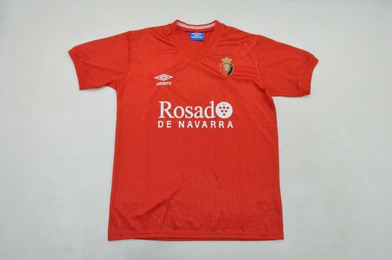 AAA(Thailand) Osasuna 1987/88 Home Retro Soccer Jersey AAA(Thailand) Osasuna 1987/88 Home Retro Soccer Jersey