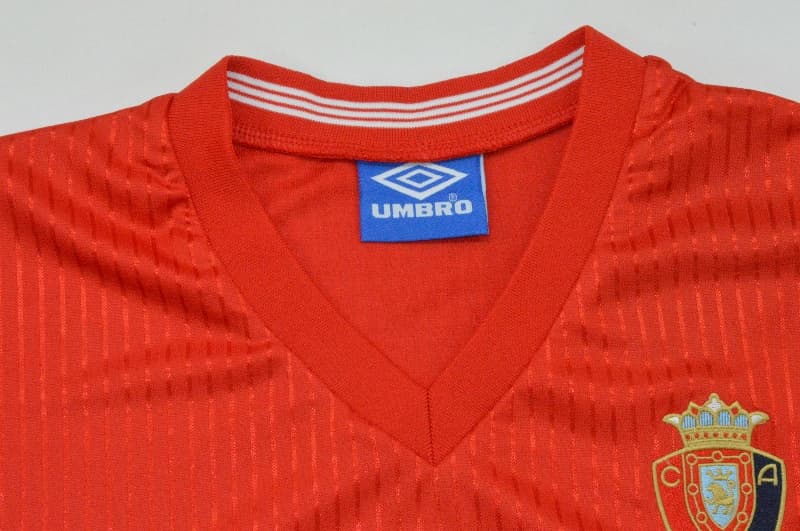 AAA(Thailand) Osasuna 1987/88 Home Retro Soccer Jersey
