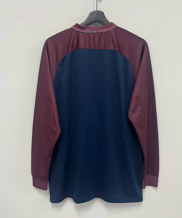 AAA(Thailand) Paris St German 2017/18 Home Retro Long Sleeve Soccer Jersey