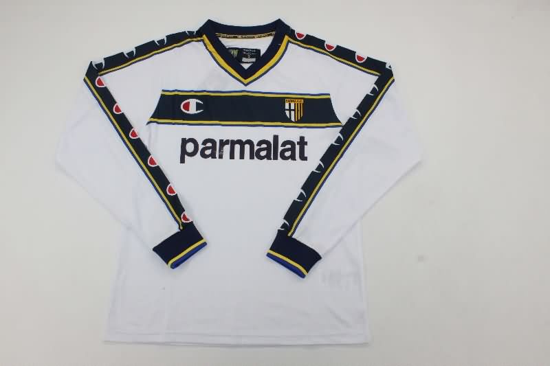 AAA(Thailand) Parma 2002/03 Away Retro Long Sleeve Soccer Jersey AAA(Thailand) Parma 2002/03 Away Retro Long Sleeve Soccer Jersey