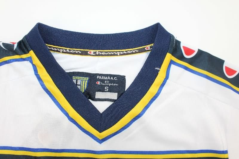 AAA(Thailand) Parma 2002/03 Away Retro Long Sleeve Soccer Jersey