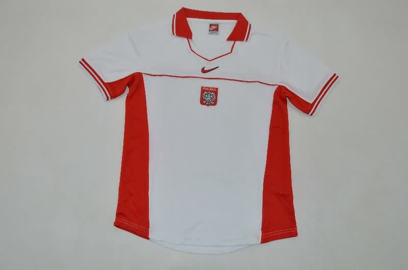 AAA(Thailand) Poland 1997 Home Retro Soccer Jersey AAA(Thailand) Poland 1997 Home Retro Soccer Jersey