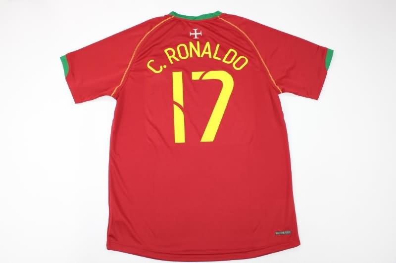 AAA(Thailand) Portugal 2006/08 Home Retro Soccer Jersey