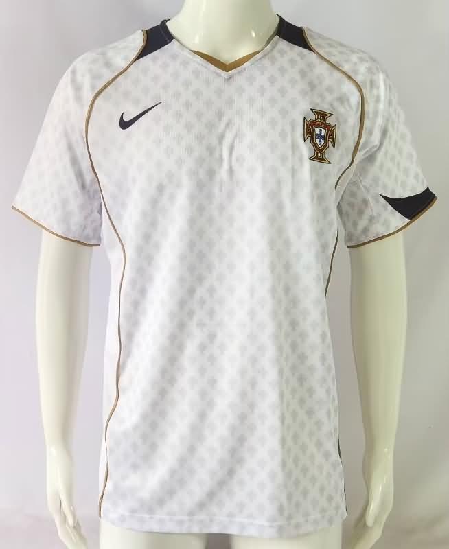 AAA(Thailand) Portugal 2004 Away Retro Soccer Jersey