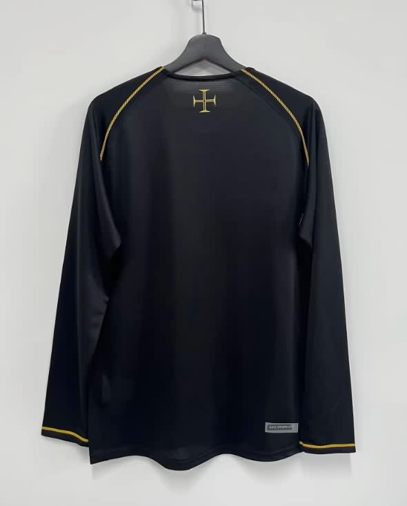 AAA(Thailand) Portugal 2006 Away Long Sleeve Retro Soccer Jersey