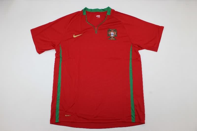 AAA(Thailand) Portugal 2008 Home Retro Soccer Jersey AAA(Thailand) Portugal 2008 Home Retro Soccer Jersey
