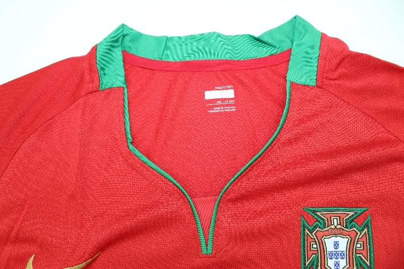 AAA(Thailand) Portugal 2008 Home Retro Soccer Jersey