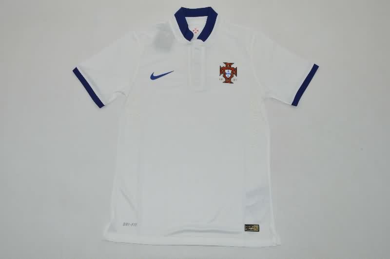 AAA(Thailand) Portugal 2014 Away Retro Soccer Jersey (Player)