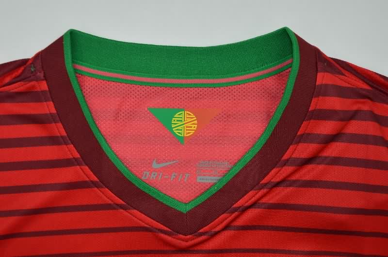 AAA(Thailand) Portugal 2014 Home Retro Soccer Jersey (Player)
