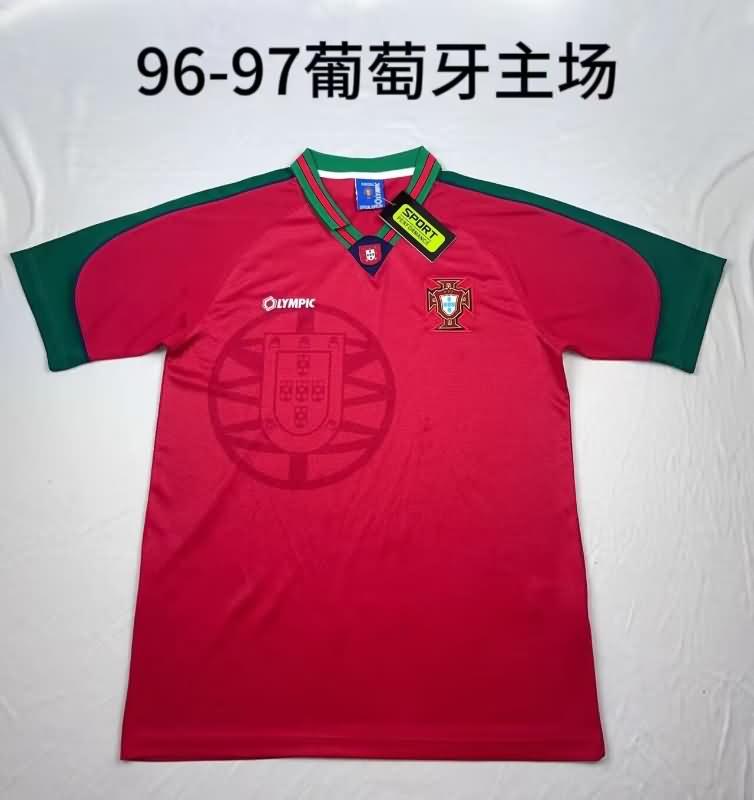 AAA(Thailand) Portugal 1996/97 Home Retro Soccer Jersey