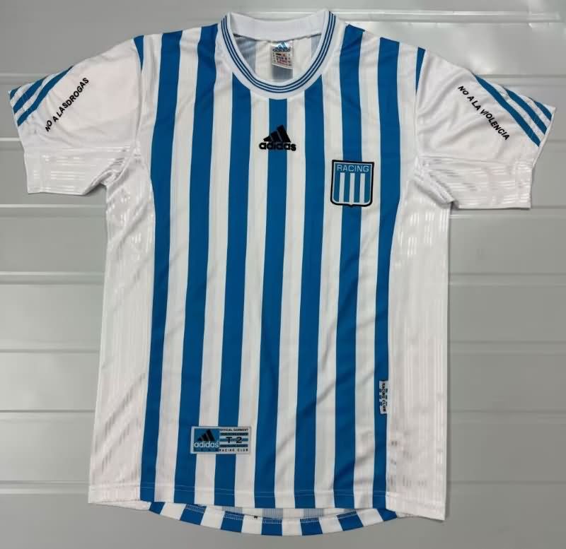 AAA(Thailand) Racing 1999/2000 Home Retro Soccer Jersey AAA(Thailand) Racing 1999/2000 Home Retro Soccer Jersey