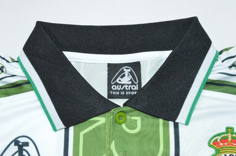 AAA(Thailand) Racing Santander 1997/98 Away Retro Soccer Jersey