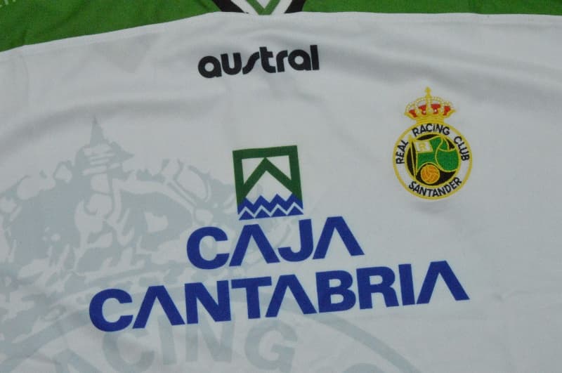 AAA(Thailand) Racing Santander 1997/98 Home Retro Soccer Jersey