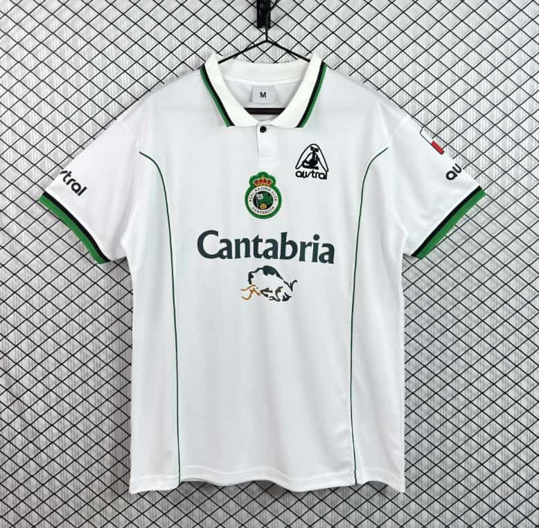 AAA(Thailand) Racing Santander 1998/01 Home Retro Soccer Jersey AAA(Thailand) Racing Santander 1998/01 Home Retro Soccer Jersey