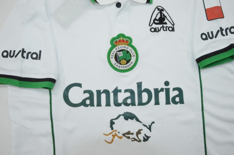 AAA(Thailand) Racing Santander 1998/01 Home Retro Soccer Jersey