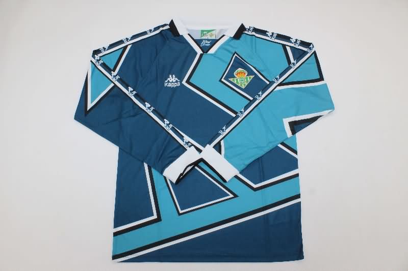AAA(Thailand) Real Betis 1995/97 Away Long Slevee Retro Soccer Jersey AAA(Thailand) Real Betis 1995/97 Away Long Slevee Retro Soccer Jersey