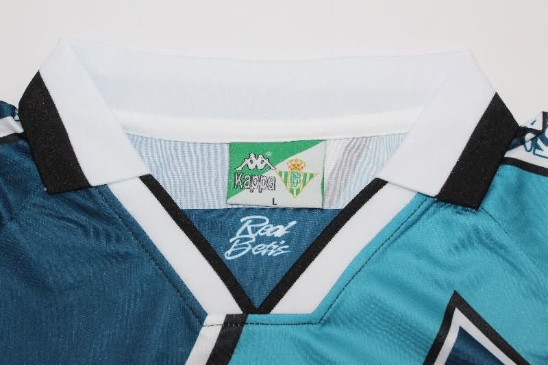 AAA(Thailand) Real Betis 1995/97 Away Long Slevee Retro Soccer Jersey