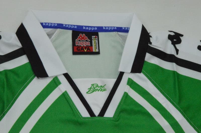 AAA(Thailand) Real Betis 1997/98 Away Retro Soccer Jersey