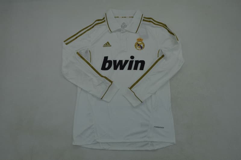 AAA(Thailand) Real Madrid 2011/12 Home Retro Long Sleeve Soccer Jersey (Player) AAA(Thailand) Real Madrid 2011/12 Home Retro Long Sleeve Soccer Jersey (Player)