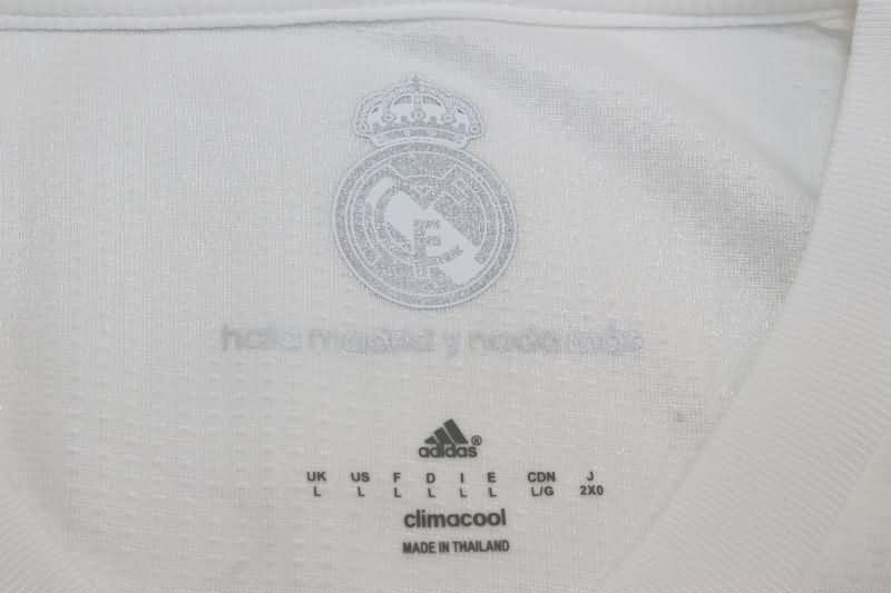 AAA(Thailand) Real Madrid 2015/16 Home Long Retro Soccer Jersey (Player)