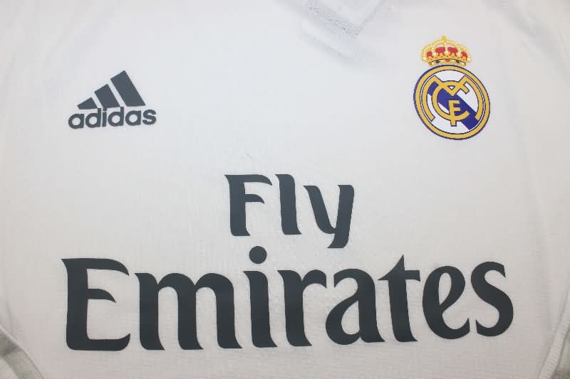 AAA(Thailand) Real Madrid 2015/16 Home Long Retro Soccer Jersey (Player)