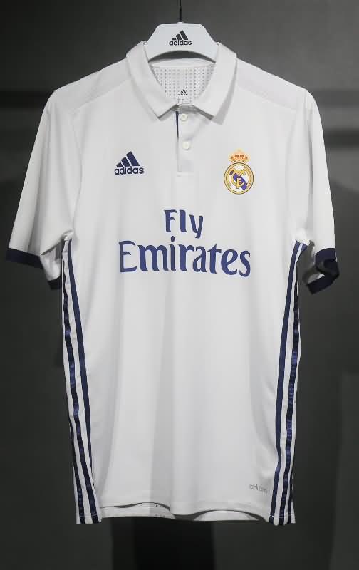 AAA(Thailand) Real Madrid 2016/17 Home Retro Soccer Jersey (Player)