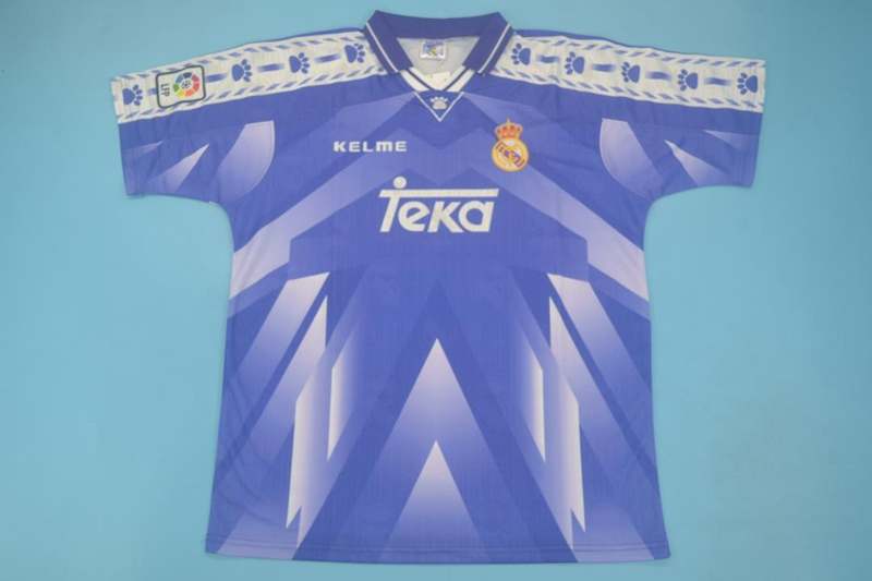 AAA(Thailand) Real Madrid 1996/97 Away Retro Soccer Jersey