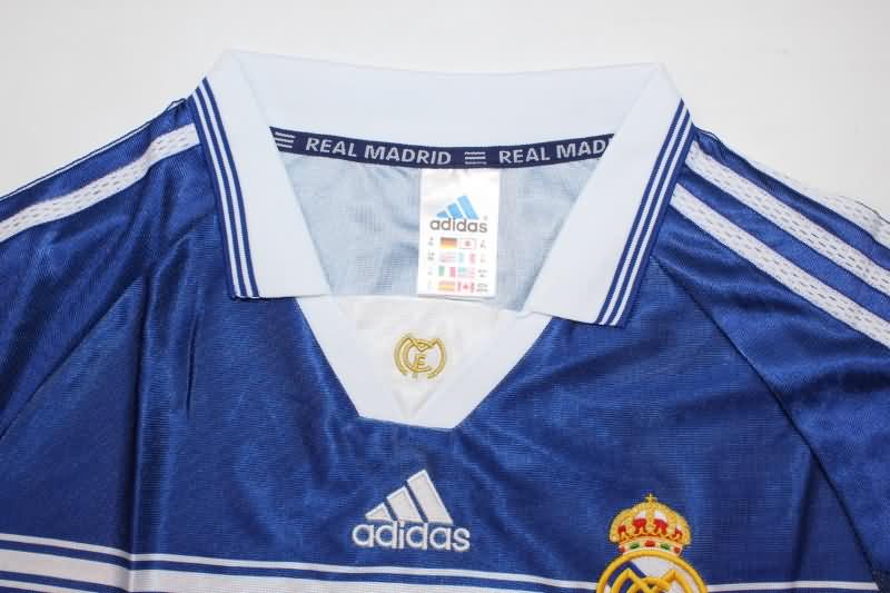 AAA(Thailand) Real Madrid 1998/99 Third Long Sleeve Retro Soccer Jersey