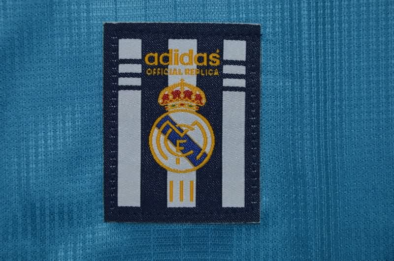 AAA(Thailand) Real Madrid 1999/01 Third Long Sleeve Retro Soccer Jersey