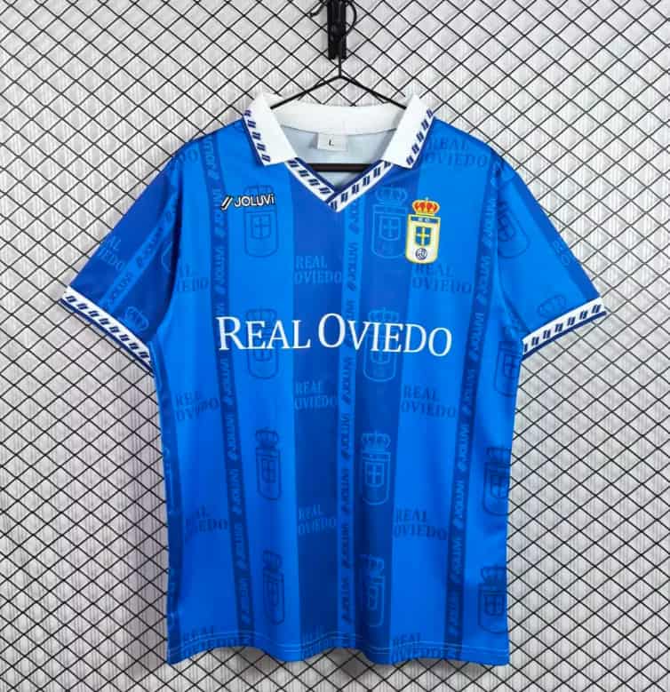 AAA(Thailand) Real Oviedo 1997/98 Home Retro Soccer Jersey